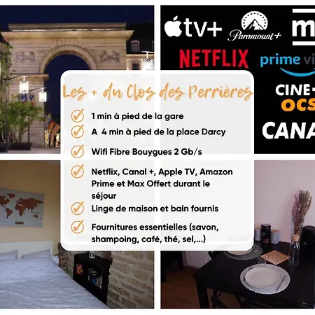 Clos Des Perrieres Cosy T2 Centre Gare Apartmán Dijon