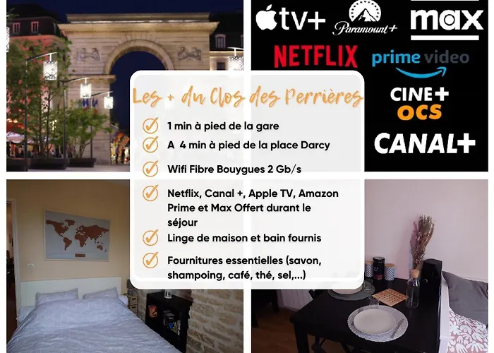 Clos Des Perrieres Cosy T2 Centre Gare Appartement Dijon